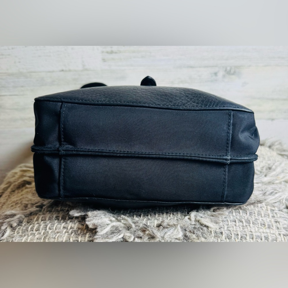 Fossil Crossbody Purse Bag - Fossil Black Leather Crossbody - Picture 5 of 9